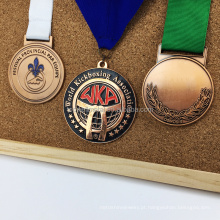 Medalha de futebol esportiva de lembrança de medalha personalizada OEM